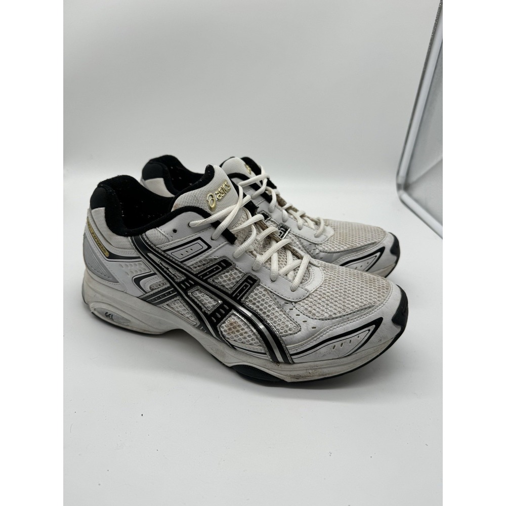 Asics Gel Express Mens 11 4E Wide Running Shoes White Silver Black S019N